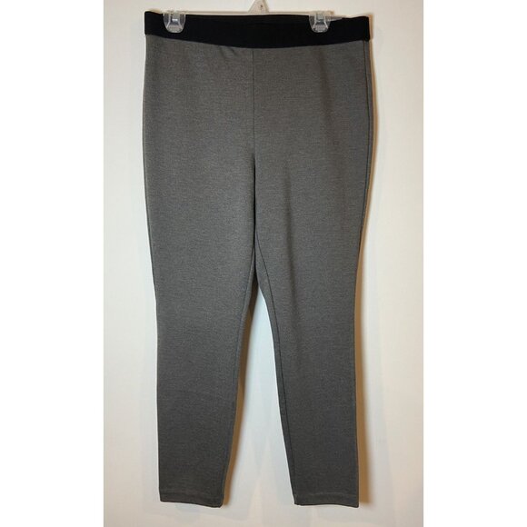 NWT Talbots Soho Ankle Pants Skinny Pull On Gray Size 12 New - Picture 1 of 5